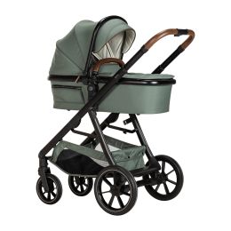 Qute Kinderwagen Q-Journey Groen - Zwart Frame