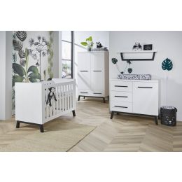 Interbaby Ledikant 60 x 120 - Commode - Hanglegkast Star Too