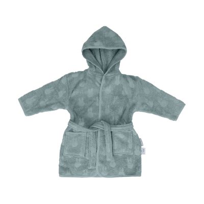 Jollein Badjas Badstof Miffy Jacquard Sea Green 3-4 Jaar