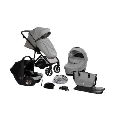 Puck Kinderwagen 3-in-1 Carl Grijs