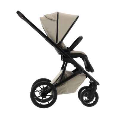 Qute Q-Rider Plus Kinderwagen 4-in-1 Mineral Clay | Maxi-Cosi Cabriofix i-Size Essential Black