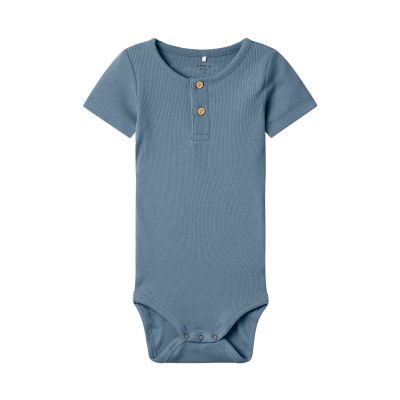 Name It Kab Button Romper - Mt. 74 - Spring Lake