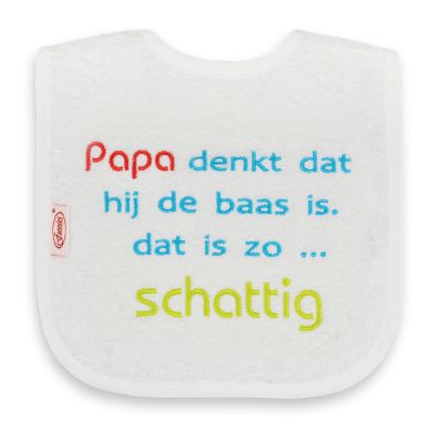 Funnies Slab Mijn Papa Denkt Dat Hij De Baas Is