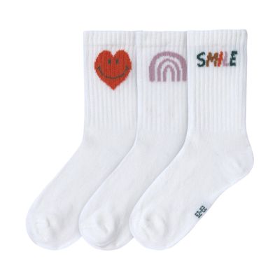 Lassig Tennis Socks GOTS Little Gang Smile 23-26 3pcs