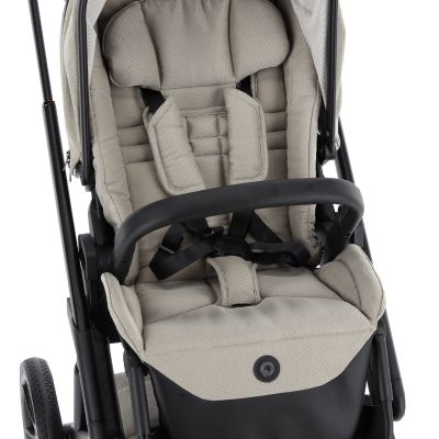 Qute Q-Rider Plus Kinderwagen 4-in-1 Mineral Clay | Maxi-Cosi Cabriofix i-Size Essential Black