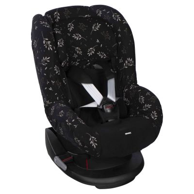 Dooky Seat Cover 1+ Romantic Leaves Black