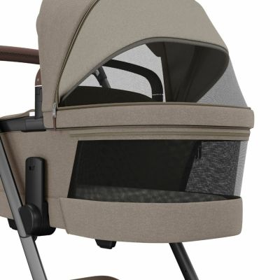 Maxi-Cosi Kinderwagen Fame Twillic Truffle (Dark Frame - Brown leather)