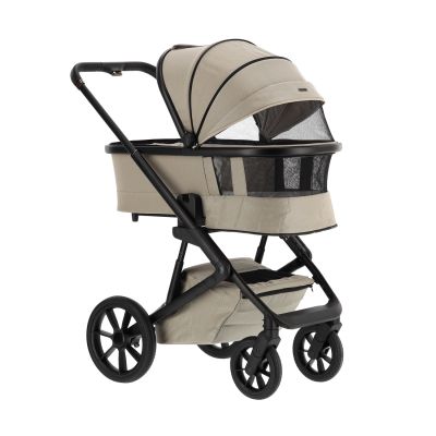 Qute Q-Rider Plus Kinderwagen 4-in-1 Mineral Clay | Maxi-Cosi Cabriofix i-Size Essential Black