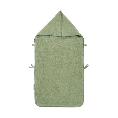 Meyco Baby Voetenzak - 40 x 82 cm Teddy - Olive Green