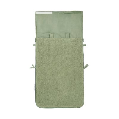 Meyco Baby Voetenzak - 40 x 82 cm Teddy - Olive Green