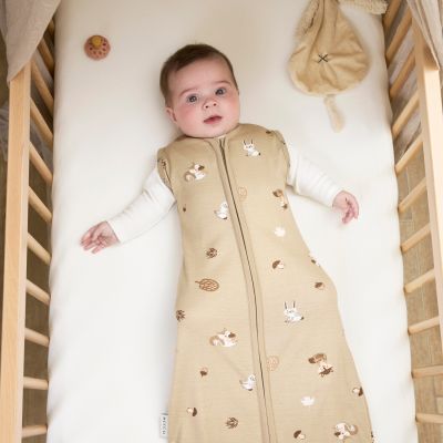 Meyco Baby Inbakerslaapzak Cocoon Forest Animals Sand