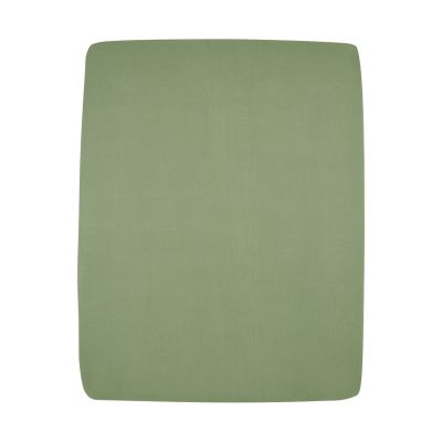 Meyco Baby Hoeslaken Boxmatras Uni Olive Green 75 x 95 cm