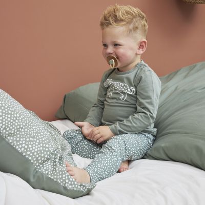 Meyco Pyjama Cheetah Forestgreen mt.62/68 2-Pack