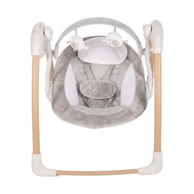 Bo Jungle B-Portable Swing Dolphy Wood Pure White