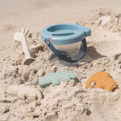 Done By Deer Sand Play Set Deer Friends Blue Mix 5pcs