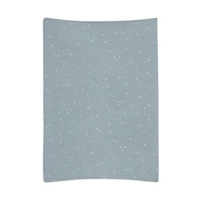 Jollein Aankleedkussenhoes Jersey Twinkling Sea Green 50 x 70 cm