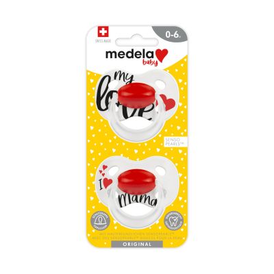 Medela Baby Fopspeen Original Signature Love/Mama 0-6mnd 2-Pack