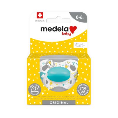 Medela Baby Fopspeen Original Turquoise Blue 0-6mnd