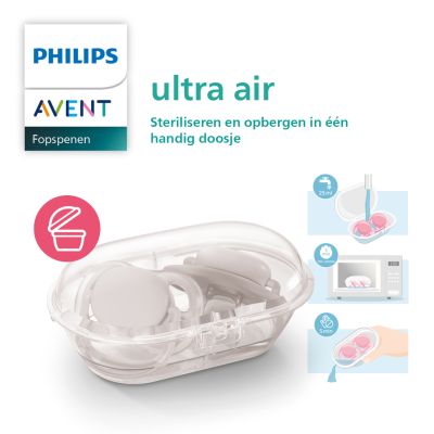 Philips Avent Fopspeen Ultra Air Groen Blauw 0-6 Mnd