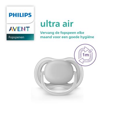 Philips Avent Fopspeen Ultra Air Paars Groen 0-6 Mnd