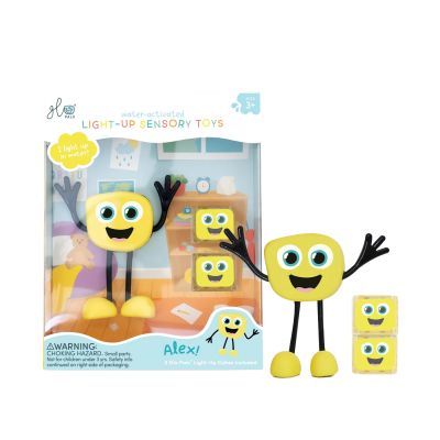 Glo Pals Characters Light Up Alex Yellow