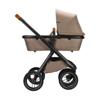 Dubatti One E5 Kinderwagen 2-in-1 Frame Black/Cognac