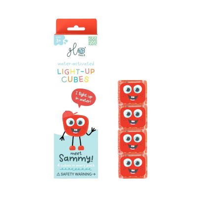 Glo Pals Cubes Light Up Sammy Red 4-Pack