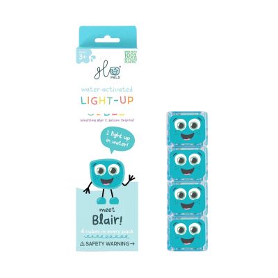 Glo Pals Cubes Light Up Blair Blue 4-Pack