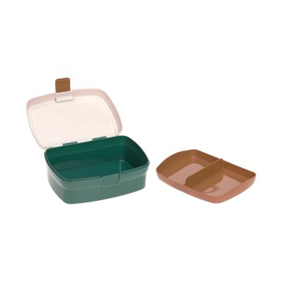 Lassig Lunch Set Little Gang Smile Milky/Ocean Green