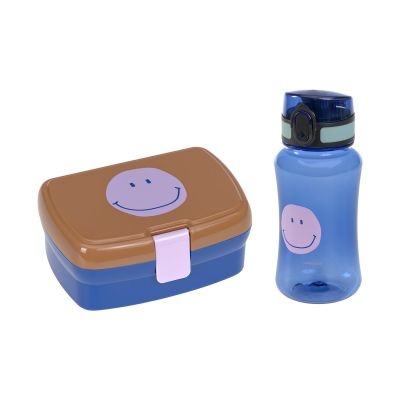 Lassig Lunch Set Little Gang Smile Caramel/Blue