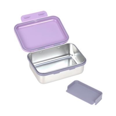 Lassig Lunchbox Roestvrij Staal Little Gang Heart Lilac