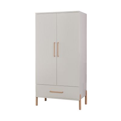 TWF Ledikant 60 x 120 - Commode 3 Laden - Hanglegkast 2 Deuren 1 Laden Curve