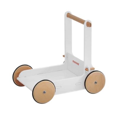 Moover Toys Loopwagen Wit/Naturel
