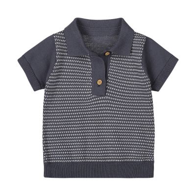 Dirkje Polo Knit - Maat 68 - Navy 