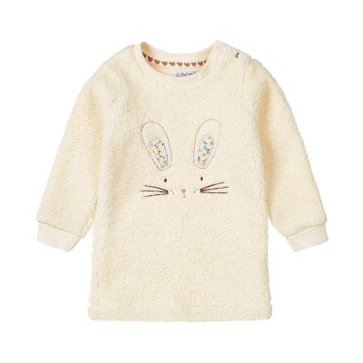 Dirkje Jurk Teddy Bunny Off White