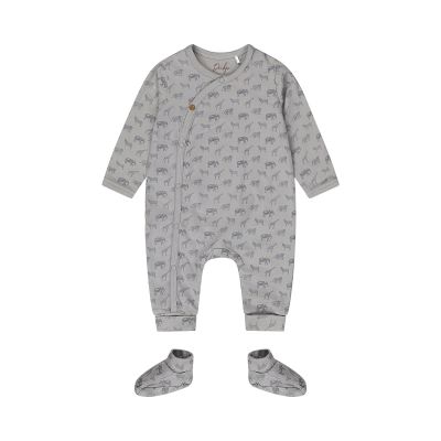 Dirkje Boxpak + Slofjes Light Faded Blue 50