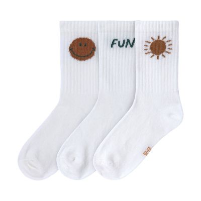 Lässig Tennis Socks GOTS Little Gang Fun 3pcs