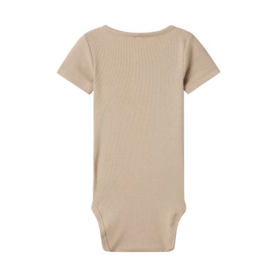 Name It Kab Button Korte Mouw Romper - Mt. 62 - Pure Cashmere